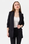 Kolu Büzgülü Sahte Cepli Önü Açık Blazer Ceket 235147 -