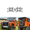 Defender Led Sinyal Stop Park Lamba Seti Beyaz Camlı GL1191