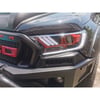 Ford Ranger Ledli Ön Far Mustang Görünümlü Sağ Sol Set 2016-2021 Kırmızı iç