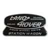Land Rover Defender Arka Logo Etiket Damla Station Wagon