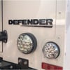 Land Rover Defender Arka Yazı 3d Kabartma Siyah Renk