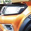 NİSSAN NAVARA ÖN FAR ÇERÇEVESİ SAĞ SOL SET SİYAH 2015 VE SONRASI