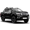 Nissan Navara Ön Far Çerçevesi Sağ Sol Set Siyah 2015 2019