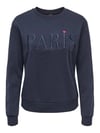 JDYPARIS L/S EMB SWEAT JRS NOOS 15221015