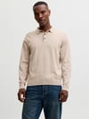 JJEBASIC KNIT LS POLO SN 12298384