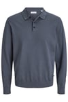JJEBASIC KNIT LS POLO SN 12298384