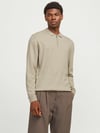 JJEEMIL KNIT POLO HALF ZIP LS NOOS 12268210
