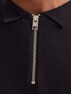 JJEEMIL KNIT POLO HALF ZIP LS NOOS 12268210