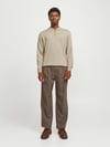 JJEEMIL KNIT POLO HALF ZIP LS NOOS 12268210