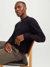 JJEEMIL KNIT POLO HALF ZIP LS NOOS 12268210