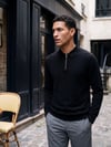 JJEEMIL KNIT POLO HALF ZIP LS NOOS 12268210