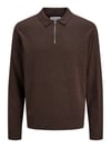 JJEEMIL KNIT POLO HALF ZIP LS NOOS 12268210