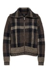 ONLMAROON LS ZIP COLLAR CARDIGAN KNT 15358211