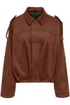 ONLMOON-STINA FAUX SUEDE BOMBER PNT NOOS 15381024