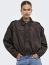 ONLMOON-STINA FAUX SUEDE BOMBER PNT NOOS 15381024