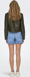 ONLY MONT 15320963 ONLRIA WASHED FAUX LEATHER BIKER