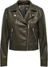 ONLY MONT 15320963 ONLRIA WASHED FAUX LEATHER BIKER
