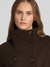 Only OnlAugusta Yüksek Yaka Kadın Ceket Cocoa Creme Melange (15367939)