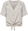 ONLY ONLEVALOU METTE 2/4 KNOT TOP WVN 15371083