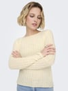 ONLY ONLPAMELA LS RIB O-NECK PULLOVER CC KNT 15363061
