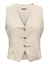 Only OnlTizana Cotton Vest Top WVN NOOS Kadın Yelek Gri (15337097)