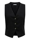 Only OnlTizana Cotton Vest Top WVN NOOS Kadın Yelek Siyah (15337097)