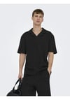 ONLY & SONS ONSAUSTIN RLX SS SEERSUCK RSRT POLO TEE 22038187