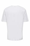 Only & Sons Onsaxel Passa RLX SS Tee Erkek Beyaz T-Shirt (22037714)