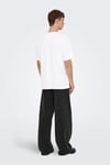 Only & Sons Onsaxel Passa RLX SS Tee Erkek Beyaz T-Shirt (22037714)