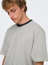 ONLY & SONS ONSFRED LIFE RLX SS STRIPE TEE NOOS 22036384