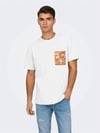 ONLY & SONS ONSPERRY LIFE REG LEAF SS POCKETTEE 22025286
