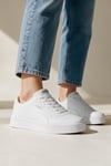 Puma Ayakkabı Sneaker 38014702 Skye Clean White-White-Silver T