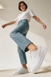 Puma Ayakkabı Sneaker 38014702 Skye Clean White-White-Silver T