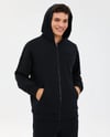 Skechers M Essential Full Zip Hoodie S2610014-3817 Erkek Siyah Fermuarlı Kapüşonlu Sweatshirt
