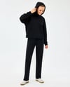 Skechers W Essential Hoodie S2610013-3817 Kadın Siyah Kapüşonlu Pamuklu Sweatshirt