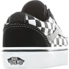 VANS Ayakkabı VN0A38J9PVJ1 YT Ward (Checkered) black/true white Leather