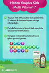 ABDİ İBRAHİMÇOCUKLAR İÇİN BESİN TAKVİYELERİYouplus Kids VM Multivitamin ve Mineral Kompleksi 150 ml