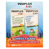 ABDİ İBRAHİMVİTAMİN-MİNERALLERYouplus Kids Omega 3 Balık Yağı 150 ml + Kids VM 150 ml - Omega 3 Alana Multivitamin Hediye Etiketli