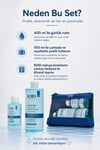 KDIDCİLT BAKIM ÜRÜNLERİKdid Miceller Water for All Skin Types  Makyaj Temizleme Suyu Seti Tüm Ciltler Calmiva 400+100 ml - Mavi