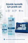 KDIDCİLT BAKIM ÜRÜNLERİKdid Miceller Water for All Skin Types  Makyaj Temizleme Suyu Seti Tüm Ciltler Calmiva 400+100 ml - Mavi