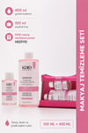 KDIDTONİKLERKdid Miceller Water for Sensitive Skin Makyaj Temizleme Suyu Seti Hassas Ciltler Sensiva 400+100 ml - Pembe