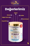 KİPERİNKOLAJENLERKiperin Purple Mor Collagen Toz 40 Günlük 575 gr