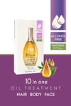 SOFTTONEMLENDİRİCİLERSoftto Plus 10 ın 1 Değerli Yağ İçerikli Saç Vücut ve Yüz Bakım Yağı 120 ml 