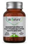 VENATURAVİTAMİN-MİNERALLERVenatura Magnezyum Sitrat ve P-5-P Vitamin B6 90 Kapsül