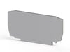 446339
KLEMSAN 446339  2 mm End plate, Insulation material PA, Grey