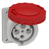 81282
4x63A, trifaze 3P+T, IP67, VİDALI, Eğik makina Pri