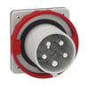 81883
5x63A, trifaze, 3P+N+T, IP67, VİDALI, Düz Makine F