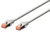 DK-1644-050/BLDIGITUS , DK-1644-050/BL , Cat.6 Patch Kablo, S-FTP, Halogenfree, AWG 27/7, 5 metre, Gri Renk