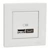 EPH2700321
Asfora USB Prizi, 2.4A, ikili, Type A+C, beyaz