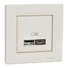 EPH2700323
Asfora USB Prizi, 2.4A, ikili, Type A+C, krem
